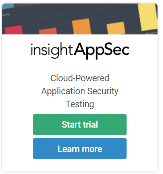 InsightAppSec免费试用瓷砖